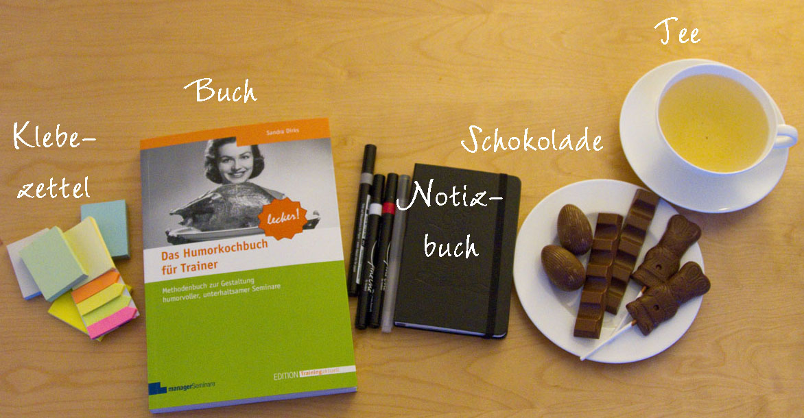 Sandra Dirks - How to use the Humorkochbuch - Was tun mit dem Humorkochbuch?