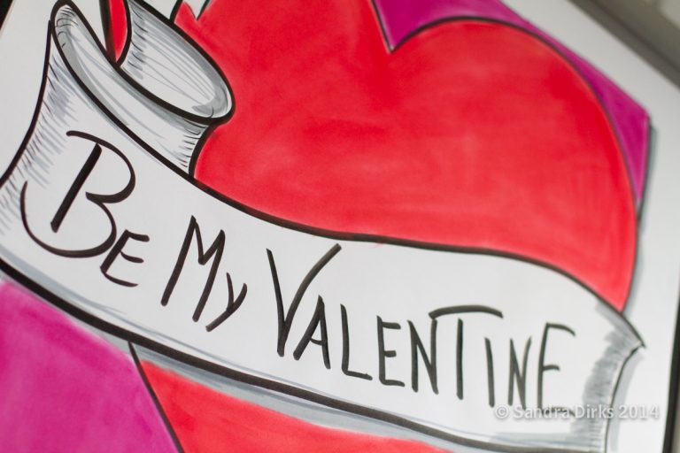 Sandra Dirks - So zeichnest du ein Flipchart zum Valentinstag