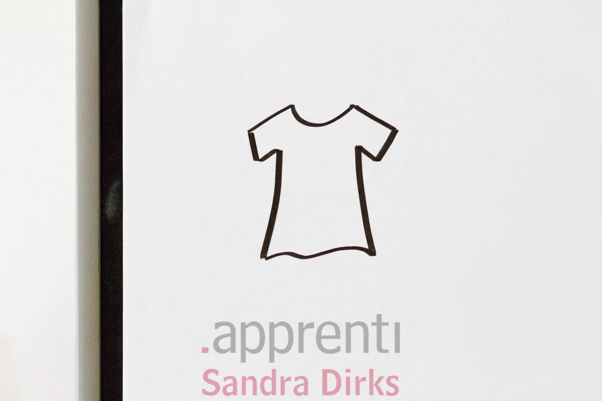 Sandra Dirks - Visualle Inspiration der Woche Kleidung -Flipcharts zeichnen mit Sandra Dirks