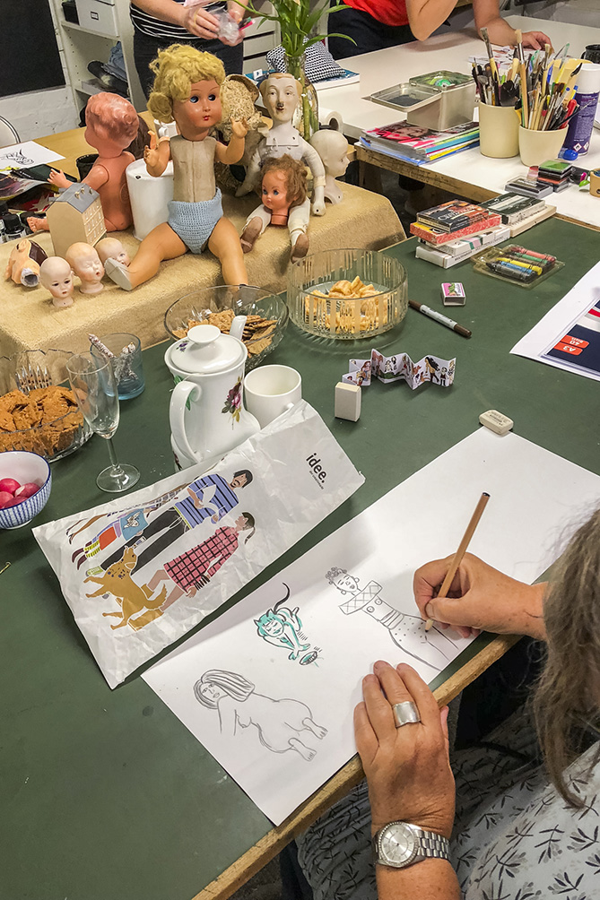 Sandra Dirks berichtet von der 2. Ladies Drawing Night in Braunschweig