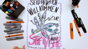 Sandra Dirks - Mini - Flipchartkurs - So zeichnest du Flipchartmarker auf dein Flipchart